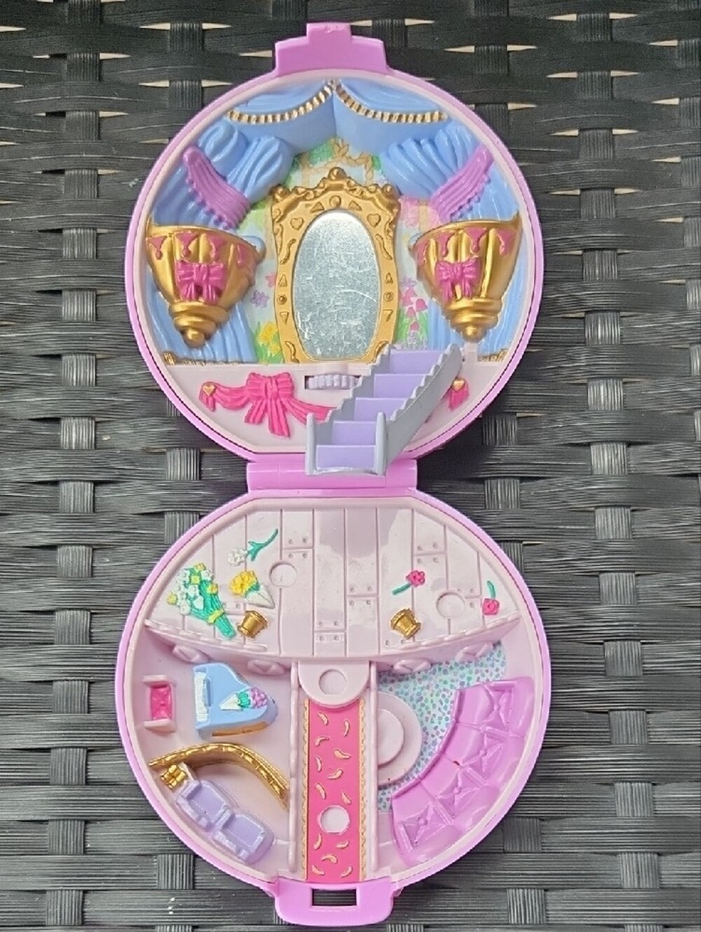 ​🩰 VTG 1993 Bluebird Polly Pocket: Grand Ballet Theater 🩰 Compact Only No Doll